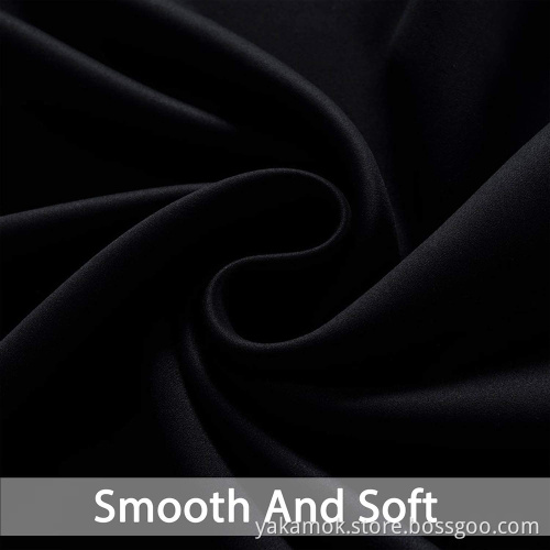 Black Blackout Curtains for Bedroom